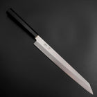 Yanagi Kiritsuke Silver Steel #3 Kasumi Buffalo Ebony Handle 260mm-[Musashi]-[Japanese-Kitchen-Knives]