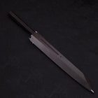 Yanagi Kiritsuke Silver Steel #3 Mirror Buffalo Ebony Handle 270mm (10.6”)-[Musashi]-[Japanese-Kitchen-Knives]