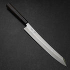 Yanagi Kiritsuke Silver Steel #3 Suminagashi Buffalo Walnut Handle 270mm-[Musashi]-[Japanese-Kitchen-Knives]