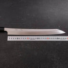 Yanagi Kiritsuke VG-10 Mirror Buffalo Ebony Handle 300mm (11.8”)-[Musashi]-[Japanese-Kitchen-Knives]