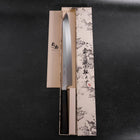 Yanagi Kiritsuke VG-10 Mirror Buffalo Ebony Handle 300mm (11.8”)-[Musashi]-[Japanese-Kitchen-Knives]