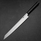 Yanagi Kiritsuke White Steel #2 Kasumi Buffalo Ebony Handle 270mm (10.6”)-[Musashi]-[Japanese-Kitchen-Knives]