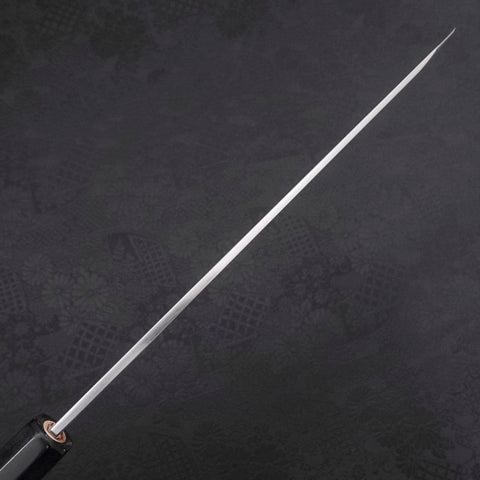 Yanagi Kiritsuke White Steel #2 Kasumi Buffalo Magnolia Handle 240mm (9.4”)-[Musashi]-[Japanese-Kitchen-Knives]