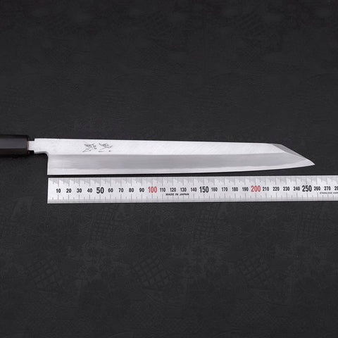 Yanagi-Kiritsuke White Steel #2 Kasumi Buffalo Magnolia Handle 270mm (10.6”)-[Musashi]-[Japanese-Kitchen-Knives]