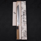 Yanagi-Kiritsuke White Steel #2 Kasumi Buffalo Magnolia Handle 270mm (10.6”)-[Musashi]-[Japanese-Kitchen-Knives]