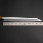 Yanagi Kiritsuke White Steel #2 Kasumi Yaki Urushi Handle 290mm (11.4”)-[Musashi]-[Japanese-Kitchen-Knives]