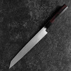 Yanagi Kiritsuke White Steel #2 Mirror Buffalo Ebony Handle 235mm (9.3”)-[Musashi]-[Japanese-Kitchen-Knives]