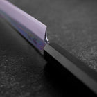 Yanagi Kiritsuke White Steel #2 Mirror Buffalo Ebony Handle 235mm (9.3”)-[Musashi]-[Japanese-Kitchen-Knives]
