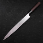 Yanagiba AUS-10 Polished Buffalo Wenge Handle 300mm (11.8”)-[Musashi]-[Japanese-Kitchen-Knives]