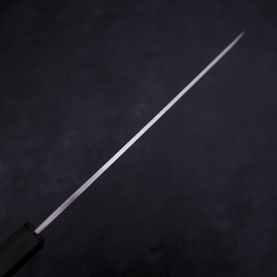 10本セット 柳刃240 黒檀柄 柳刃 片刃 AUS-10 磨き 黒檀 柄 240mm – MUSASHI