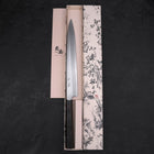 Yanagiba AUS-10 Polished Ebony Handle 270mm (10.6”)-[Musashi]-[Japanese-Kitchen-Knives]