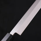 Yanagiba AUS-8 Polished Dark Blue Urushi Handle 240mm (9.4”)-[Musashi]-[Japanese-Kitchen-Knives]