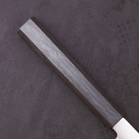 Yanagiba AUS-8 Polished Dark Blue Urushi Handle 270mm (10.6”)-[Musashi]-[Japanese-Kitchen-Knives]