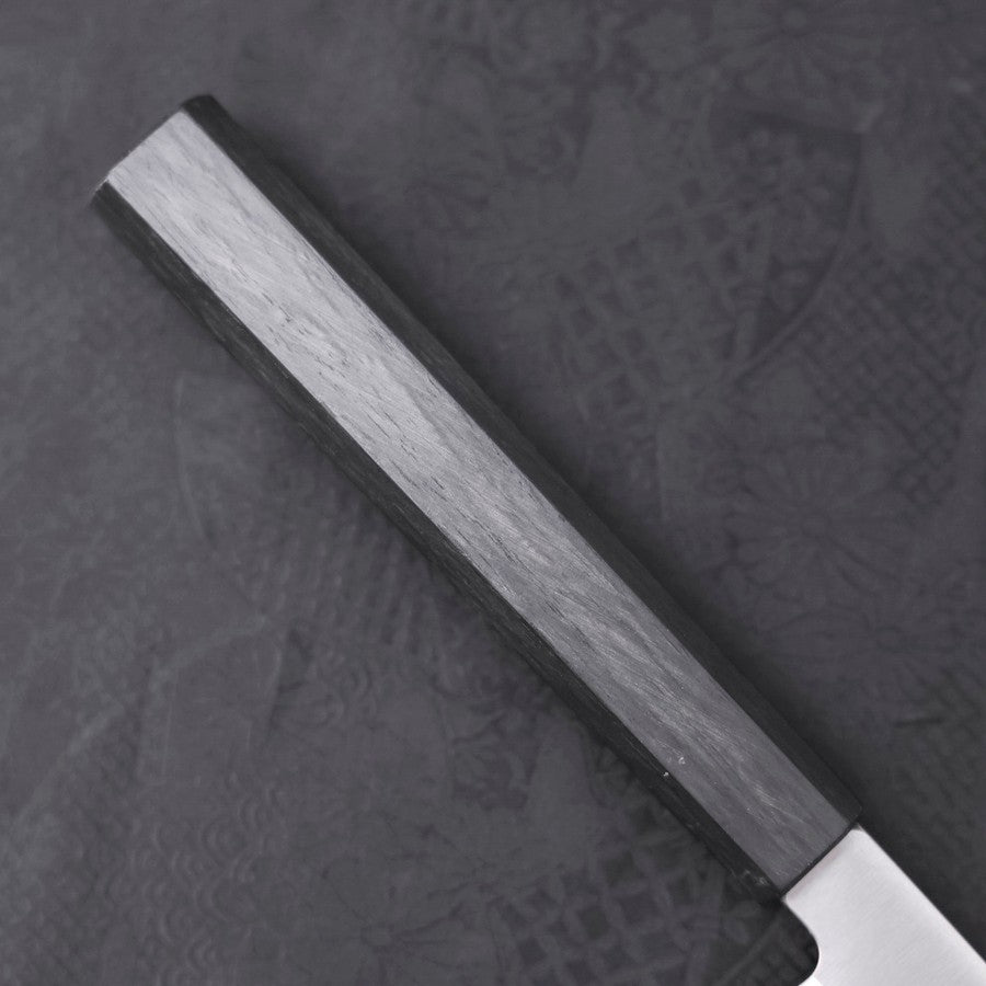 Yanagiba AUS-8 Polished Dark Blue Urushi Handle 300mm (11.8