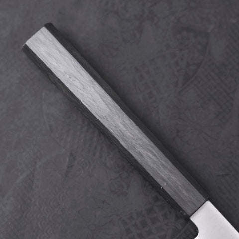 Yanagiba AUS-8 Polished Dark Blue Urushi Handle 300mm (11.8”)-[Musashi]-[Japanese-Kitchen-Knives]
