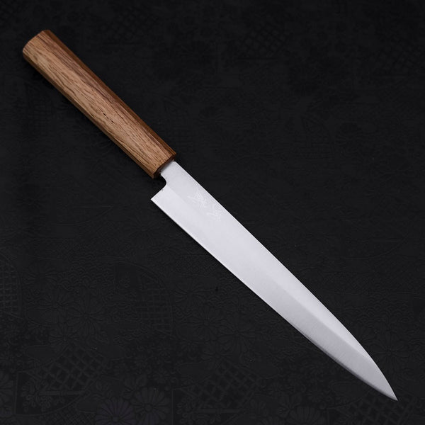 Yanagiba AUS-8 Polished Oak Handle 210mm – MUSASHI