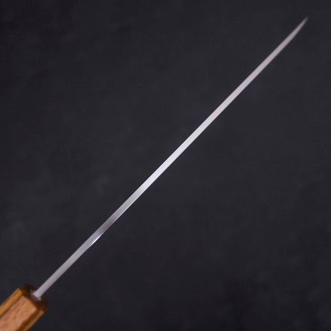 Yanagiba AUS-8 Polished Oak Handle 240mm (9.4”)-[Musashi]-[Japanese-Kitchen-Knives]