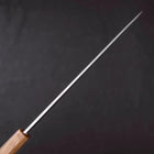 Yanagiba AUS-8 Polished Oak Handle 270mm (10.6”)-[Musashi]-[Japanese-Kitchen-Knives]