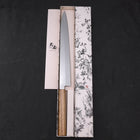 Yanagiba AUS-8 Polished Oak Handle 300mm (11.8”)-[Musashi]-[Japanese-Kitchen-Knives]