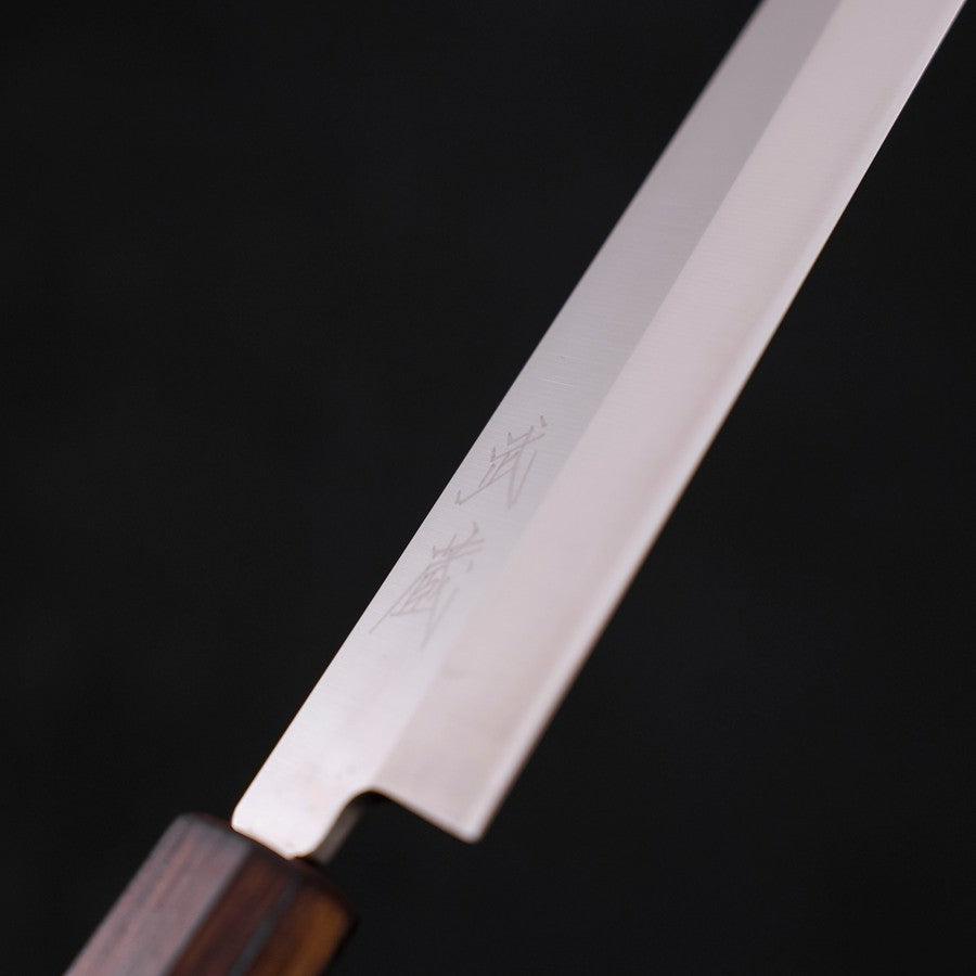 ヨガ　オームurushi .5 Yanagiba AUS-8 Polished Sumi Urushi Handle 210mm (8.3”) – MUSASHI
