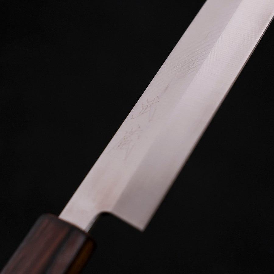 yanshi Yanagiba AUS-8 Polished Sumi Urushi Handle 240mm – MUSASHI