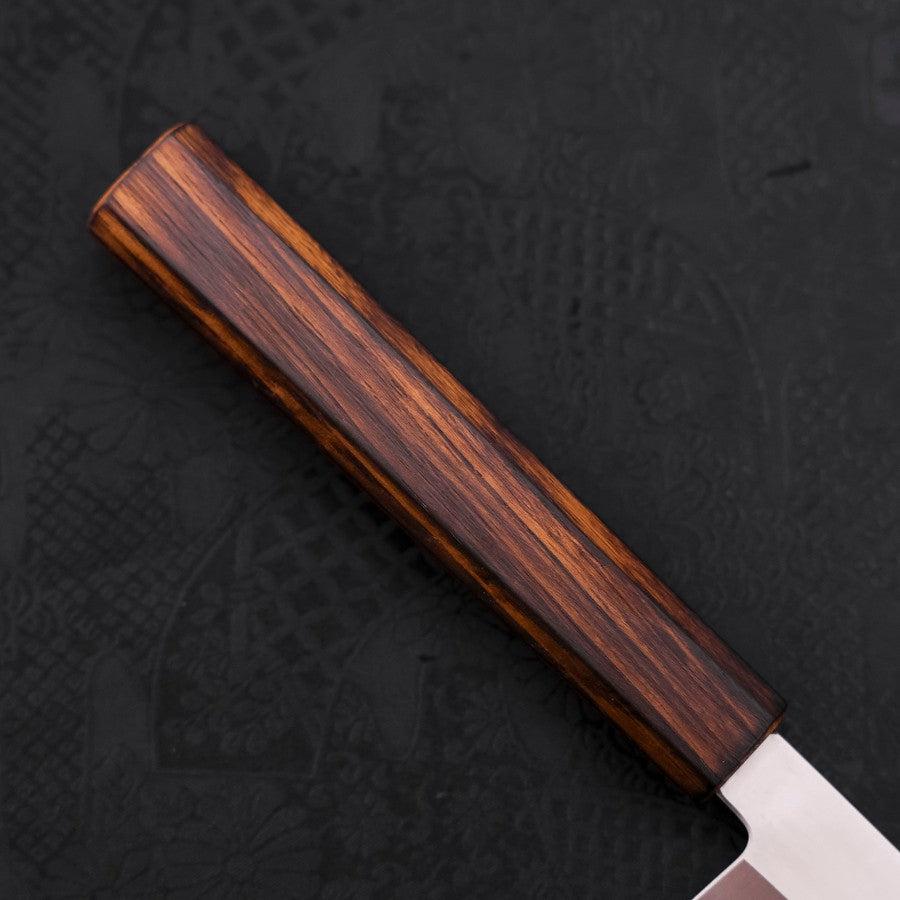 yanshi Yanagiba AUS-8 Polished Sumi Urushi Handle 240mm – MUSASHI