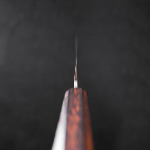 Yanagiba AUS-8 Polished Sumi Urushi Handle 270mm (10.6”)-[Musashi]-[Japanese-Kitchen-Knives]