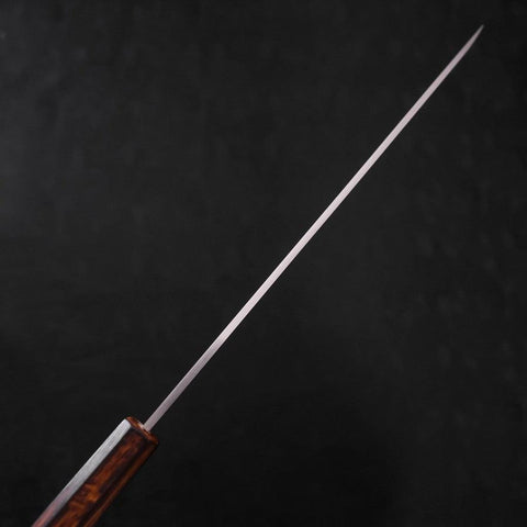 Yanagiba AUS-8 Polished Sumi Urushi Handle 270mm (10.6”)-[Musashi]-[Japanese-Kitchen-Knives]