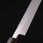 Yanagiba AUS-8 Polished Sumi Urushi Handle 300mm (11.8”)-[Musashi]-[Japanese-Kitchen-Knives]