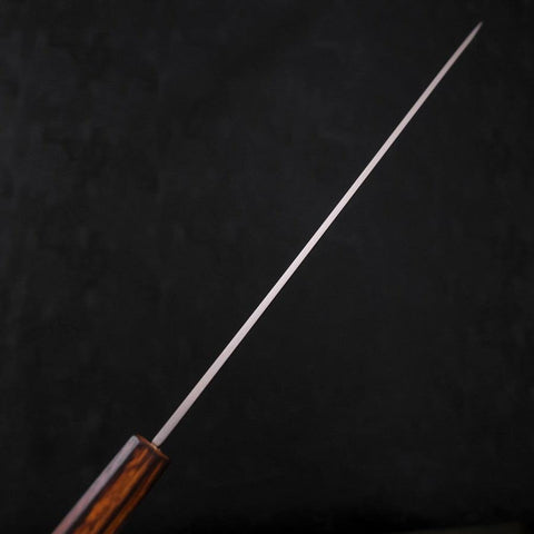 Yanagiba AUS-8 Polished Sumi Urushi Handle 300mm (11.8”)-[Musashi]-[Japanese-Kitchen-Knives]