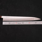 Yanagiba AUS-8 Polished Sumi Urushi Handle 300mm (11.8”)-[Musashi]-[Japanese-Kitchen-Knives]