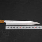 Yanagiba AUS-8 Polished Yaki Urushi Handle 240mm (9.4”)-[Musashi]-[Japanese-Kitchen-Knives]
