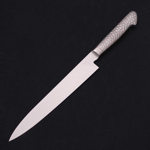 Yanagiba All-Stainless Pure-Molybdenum 210mm (8.3”)-[Musashi]-[Japanese-Kitchen-Knives]