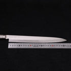Yanagiba All-Stainless Pure-Molybdenum 270mm (10.6”)-[Musashi]-[Japanese-Kitchen-Knives]