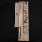 Yanagiba All-Stainless Pure-Molybdenum 270mm (10.6”)-[Musashi]-[Japanese-Kitchen-Knives]