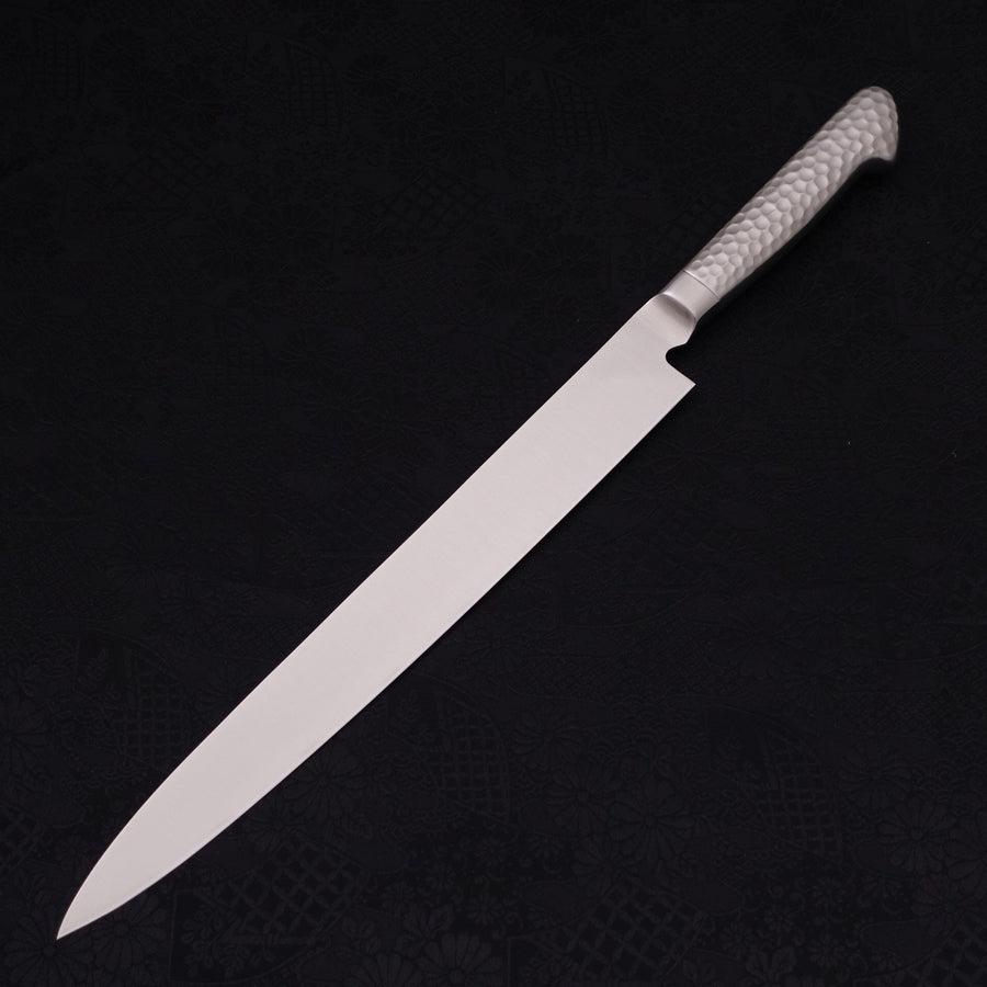 Yanagiba All-Stainless Pure-Molybdenum 270mm-Molybdenum-Polished-Western Handle-[Musashi]-[Japanese-Kitchen-Knives]