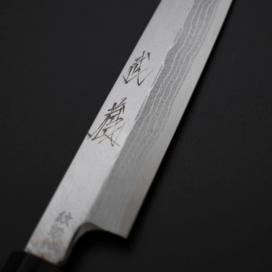 柳刃包丁 2本セット（青鋼ふぐ引紫檀柄、青鋼切付紫檀柄）300mm尺寸 柳刃青紙2號鋼大馬士革紫檀柄300mm – MUSASHI