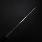 Yanagiba Blue Steel #2 Damascus Shitan Handle 180mm (7”)-[Musashi]-[Japanese-Kitchen-Knives]