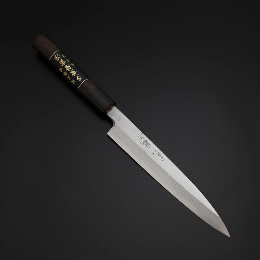 柳刃青紙2號鋼大馬士革紫檀柄300mm – MUSASHI