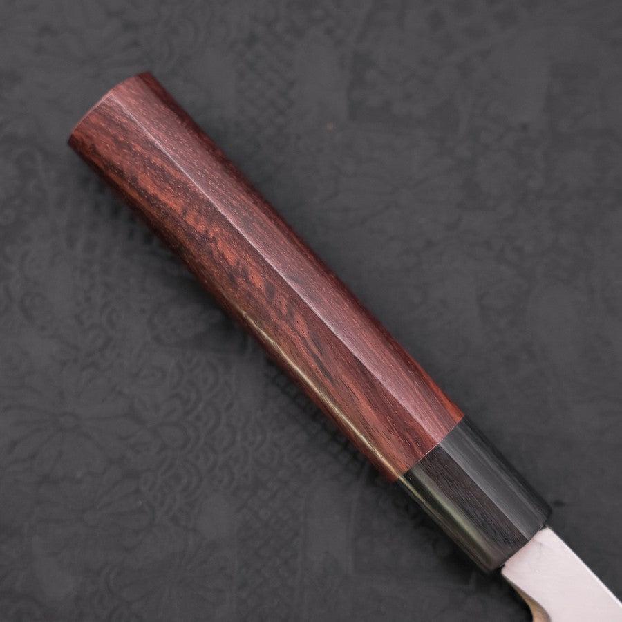 柳刃 片刃 青紙2号 ダマスカス 紫檀柄 210mm – MUSASHI