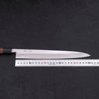 Yanagiba Blue Steel #2 Damascus Shitan Handle 270mm (10.6”)-[Musashi]-[Japanese-Kitchen-Knives]