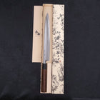 Yanagiba Blue Steel #2 Damascus Shitan Handle 270mm (10.6”)-[Musashi]-[Japanese-Kitchen-Knives]