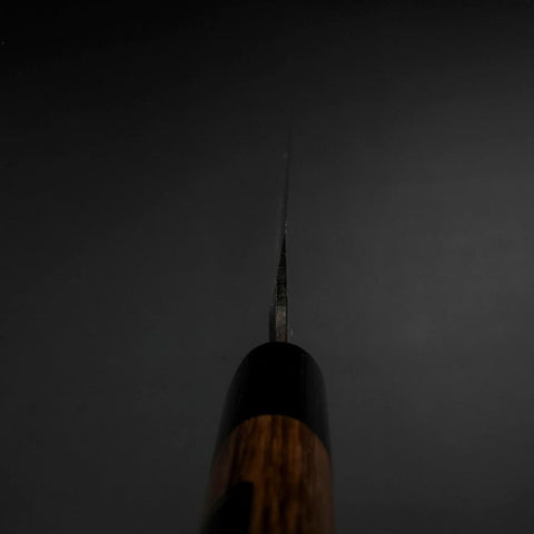 Yanagiba Blue Steel #2 Damascus Shitan Handle 330mm-[Musashi]-[Japanese-Kitchen-Knives]