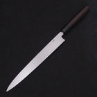 Yanagiba Blue Steel #2 Honyaki Buffalo Ebony Handle 270mm (10.6”)-[Musashi]-[Japanese-Kitchen-Knives]