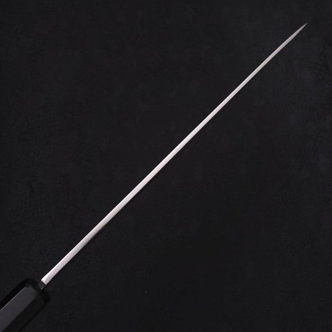 Yanagiba Blue Steel #2 Honyaki Buffalo Ebony Handle 270mm (10.6”)-[Musashi]-[Japanese-Kitchen-Knives]