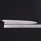 Yanagiba Blue Steel #2 Honyaki Buffalo Ebony Handle 270mm (10.6”)-[Musashi]-[Japanese-Kitchen-Knives]