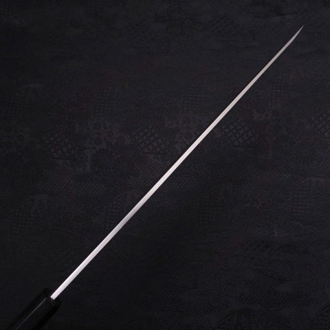Yanagiba Blue Steel #2 Kasumi Buffalo Ebony Handle 300mm (11.8”)-[Musashi]-[Japanese-Kitchen-Knives]