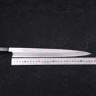 Yanagiba Blue Steel #2 Kasumi Buffalo Ebony Handle 300mm (11.8”)-[Musashi]-[Japanese-Kitchen-Knives]