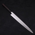 Yanagiba Blue Steel #2 Kasumi Buffalo Ebony Handle 300mm (11.8”)-[Musashi]-[Japanese-Kitchen-Knives]