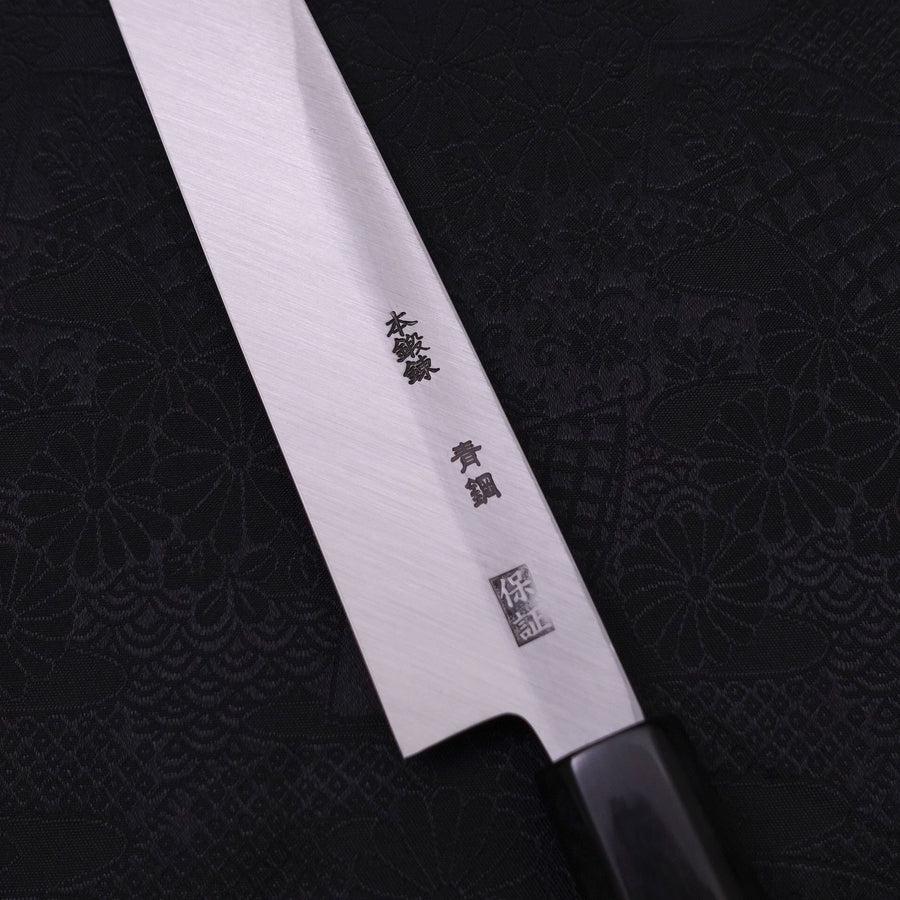 柳刃 青紙2号 磨き 八角水牛柄 240mm – MUSASHI